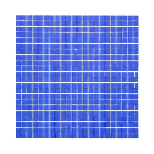 Azure Enchantment Series Royal Blue Crystal Glass Mosaic