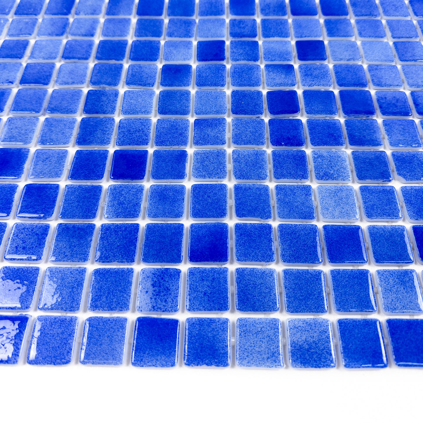 European Mosaic Series French Blue Recycled Glass Mosaic