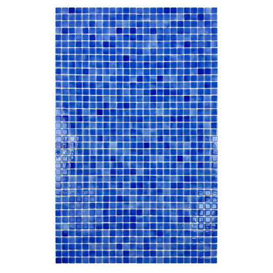 European Mosaic Series French Blue  Recycled Glass Mosaic