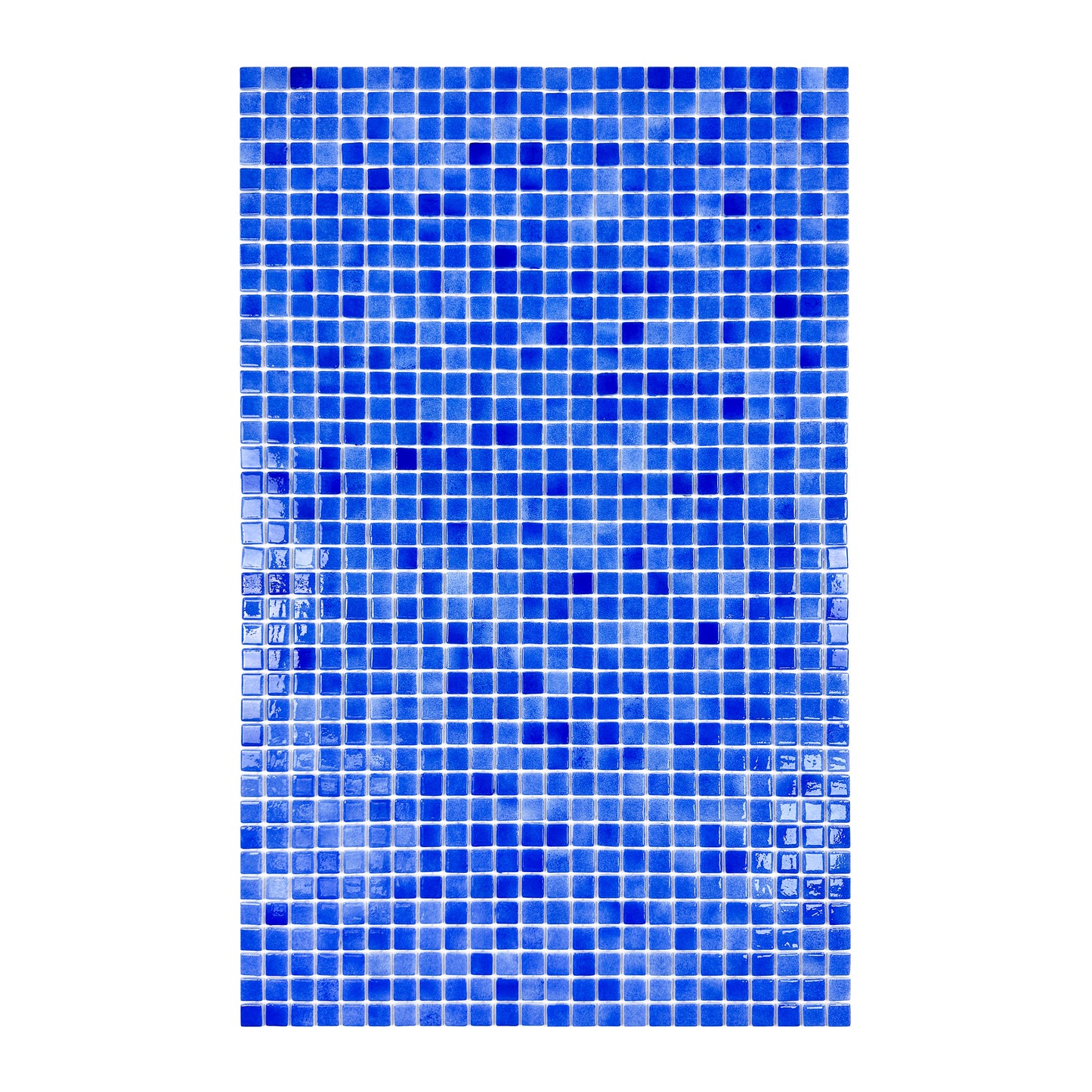 European Mosaic Series French Blue Recycled Glass Mosaic