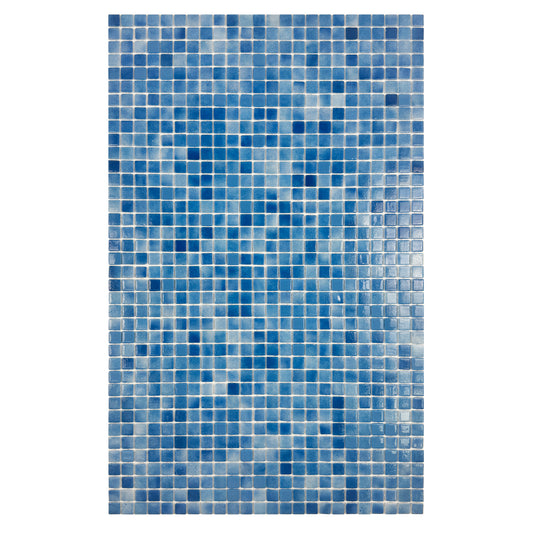 European Mosaic Series Light Blue  Recycled Glass Mosaic