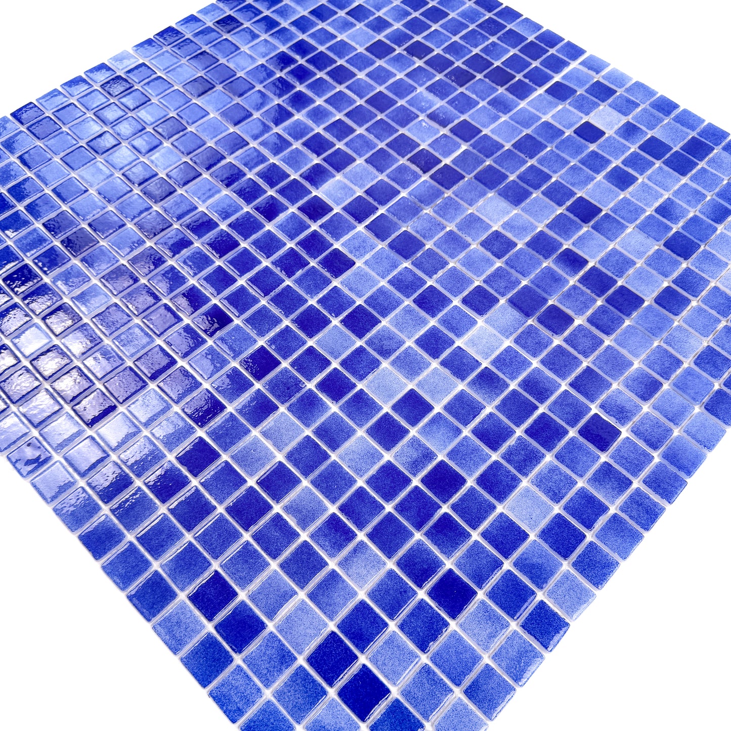 European Mosaic Series Purple  Recycled Glass Mosaic