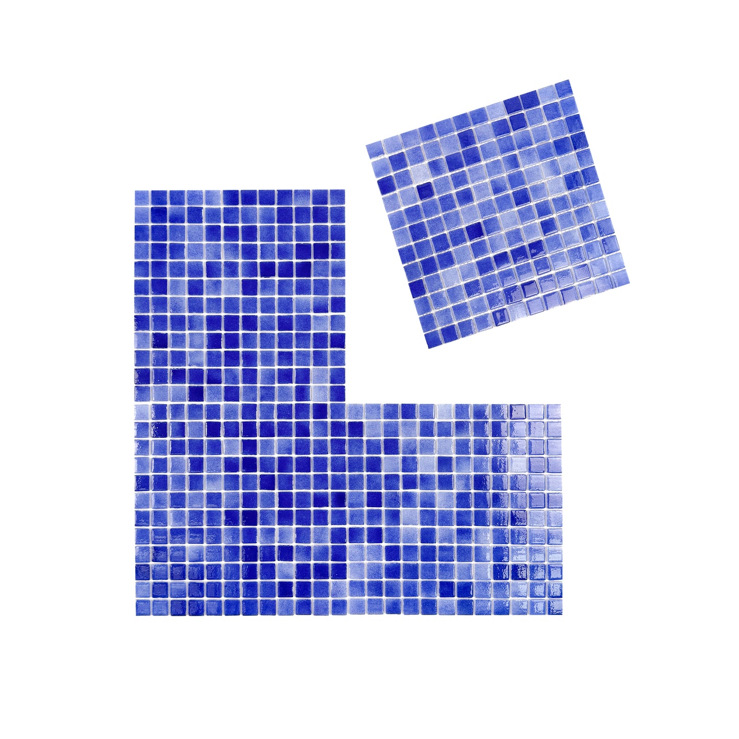 European Mosaic Series Purple  Recycled Glass Mosaic