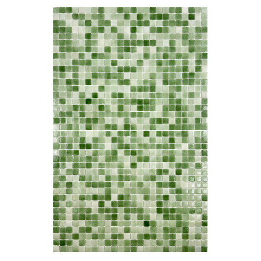 European Mosaic Series Olive Green Recycled Glass Mosaic