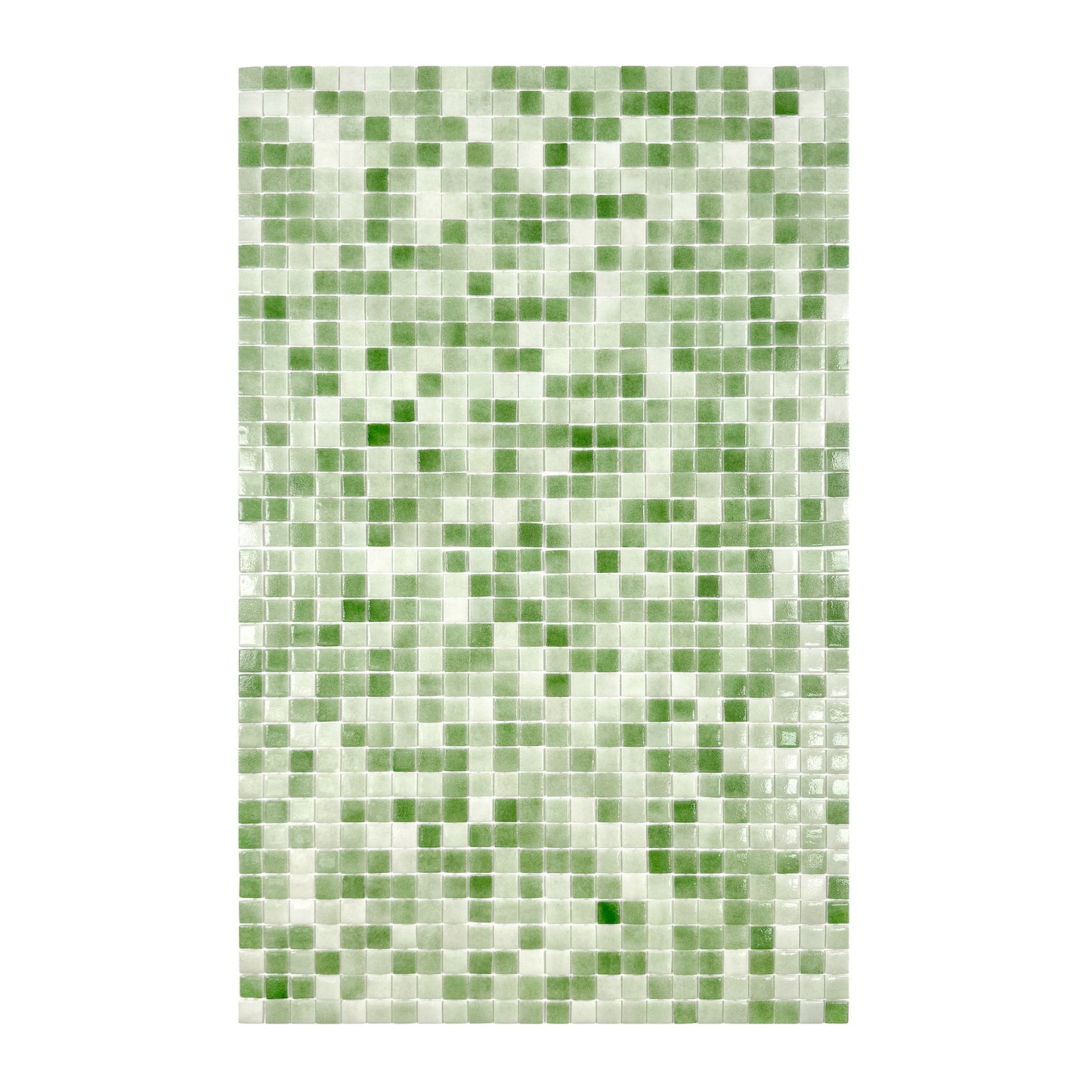 European Mosaic Series Olive Green Recycled Glass Mosaic