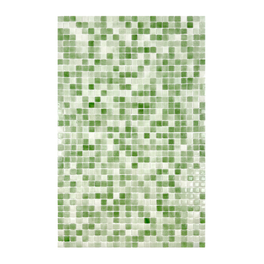 European Mosaic Series Olive Green Recycled Glass Mosaic