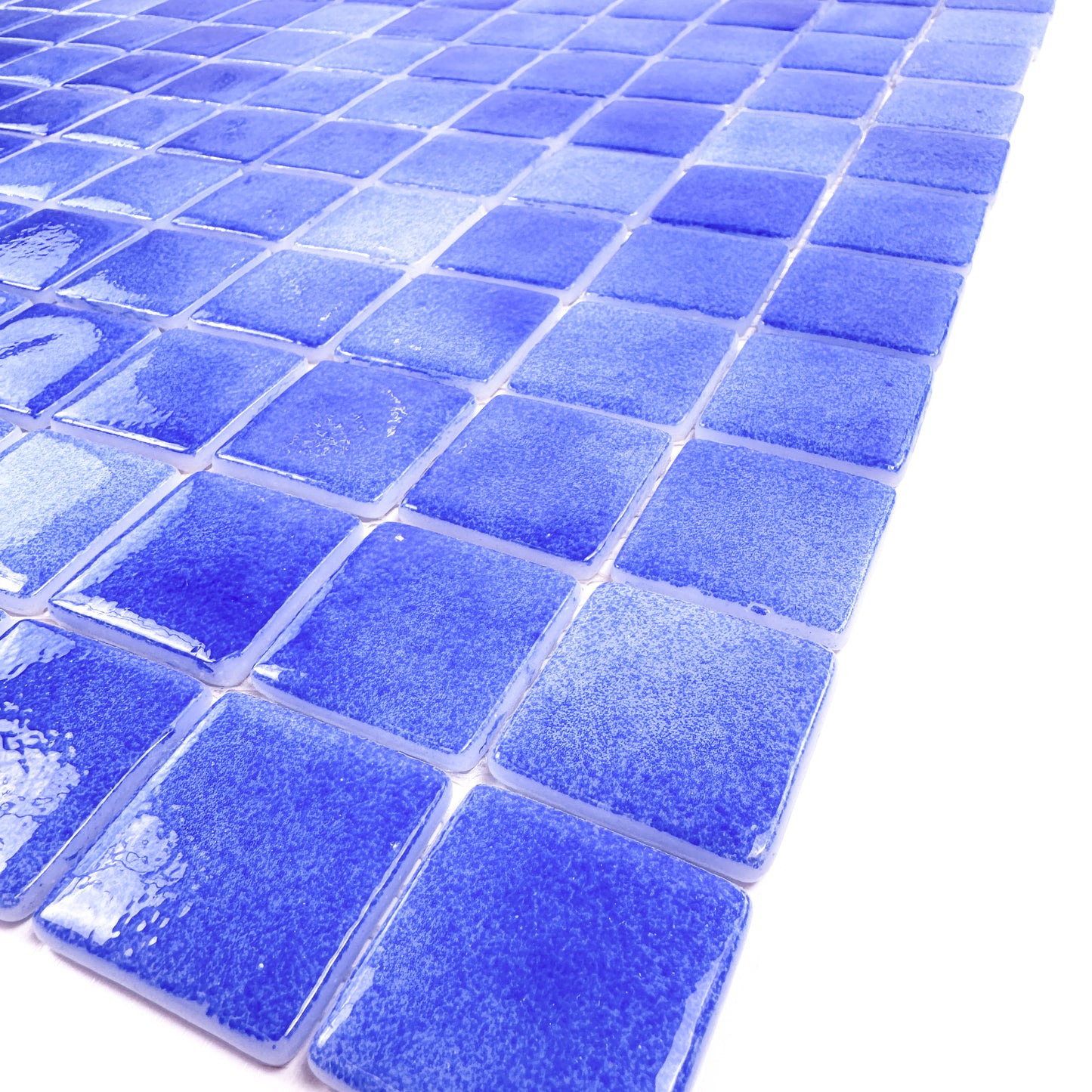 European Mosaic Series Navy Blue Recycled  Glass Mosaic