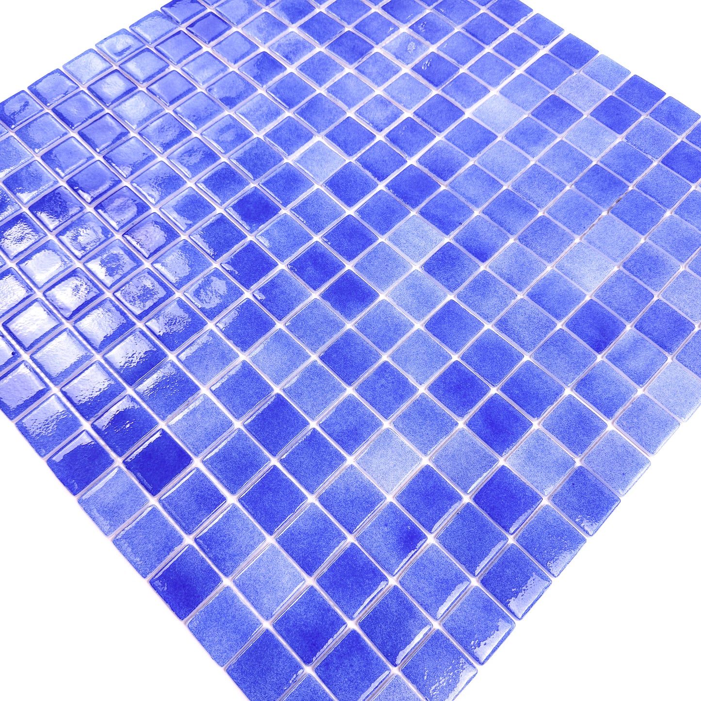 European Mosaic Series Navy Blue Recycled  Glass Mosaic