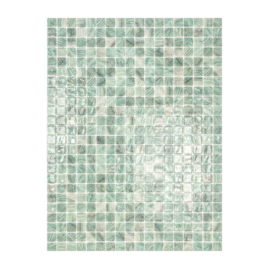 Spanish Mosaic Series Olive Green Recycled Glass Mosaic