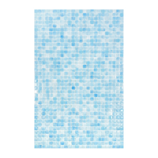 European Mosaic Series Sky Blue &Florescent Blue & White Mixed Flourescent Glass Mosaic