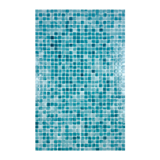 European Mosaic Series Forest Green & Flourescent Green Mixed Flourescent Glass Mosaic