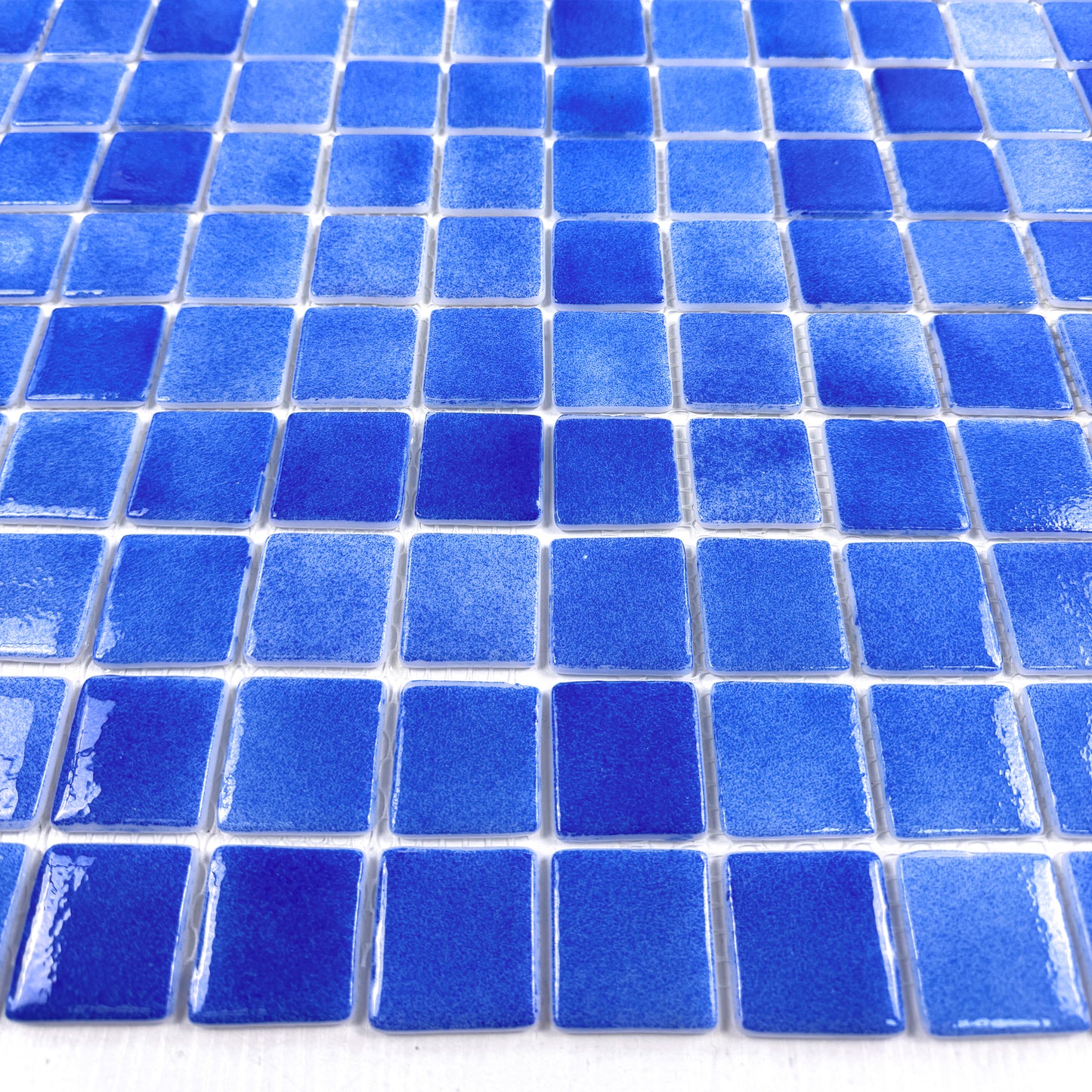 European Mosaic Series Klein Blue Recycled  Glass Mosaic