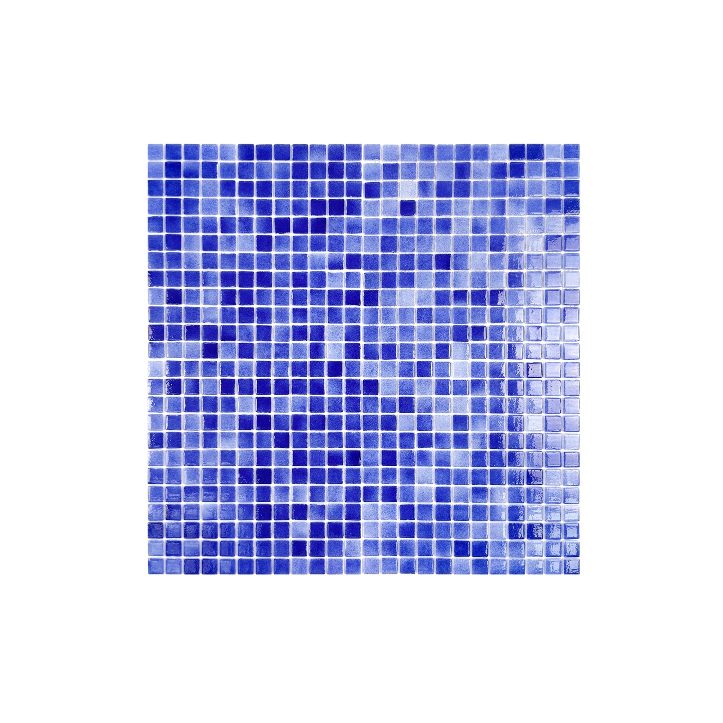 European Mosaic Series Navy Blue Recycled  Glass Mosaic