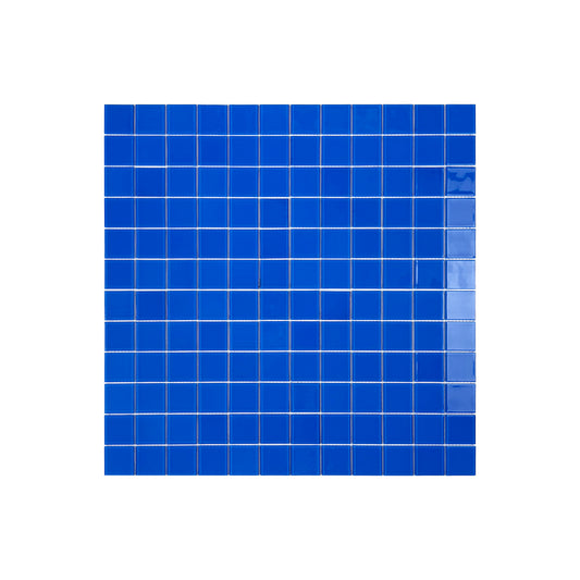 French Blue Crystal Glass Mosaic