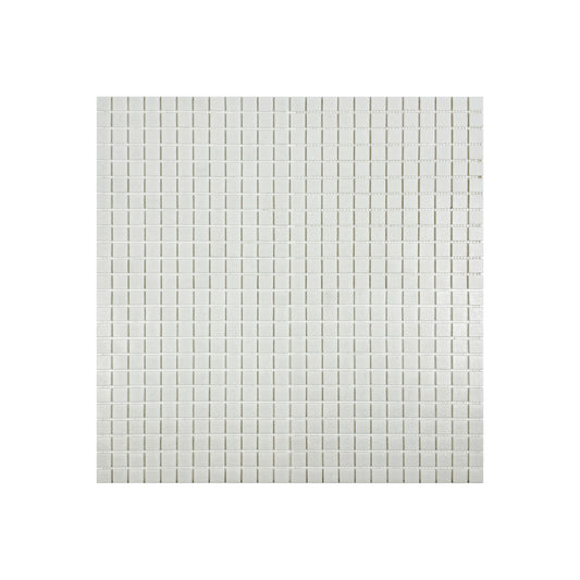 Serene Spectrum White Hot Melt Glass Mosaic