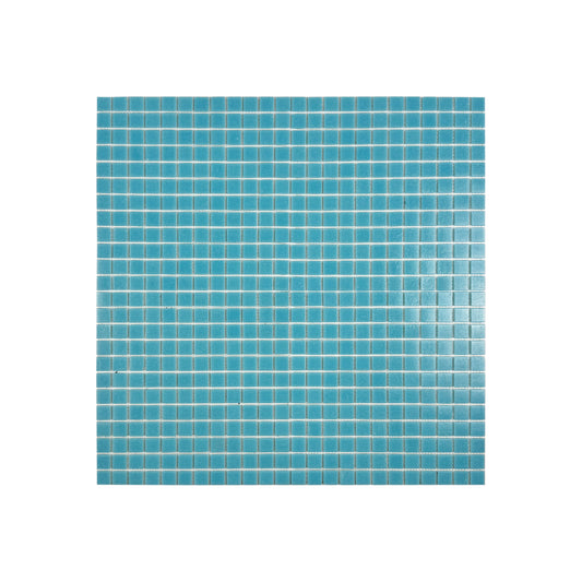 Serene Spectrum Series Sky Blue  Hot Melt Glass Mosaic