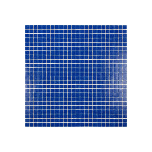 Serene Spectrum Series Navy Blue Hot Melt Glass Mosaic