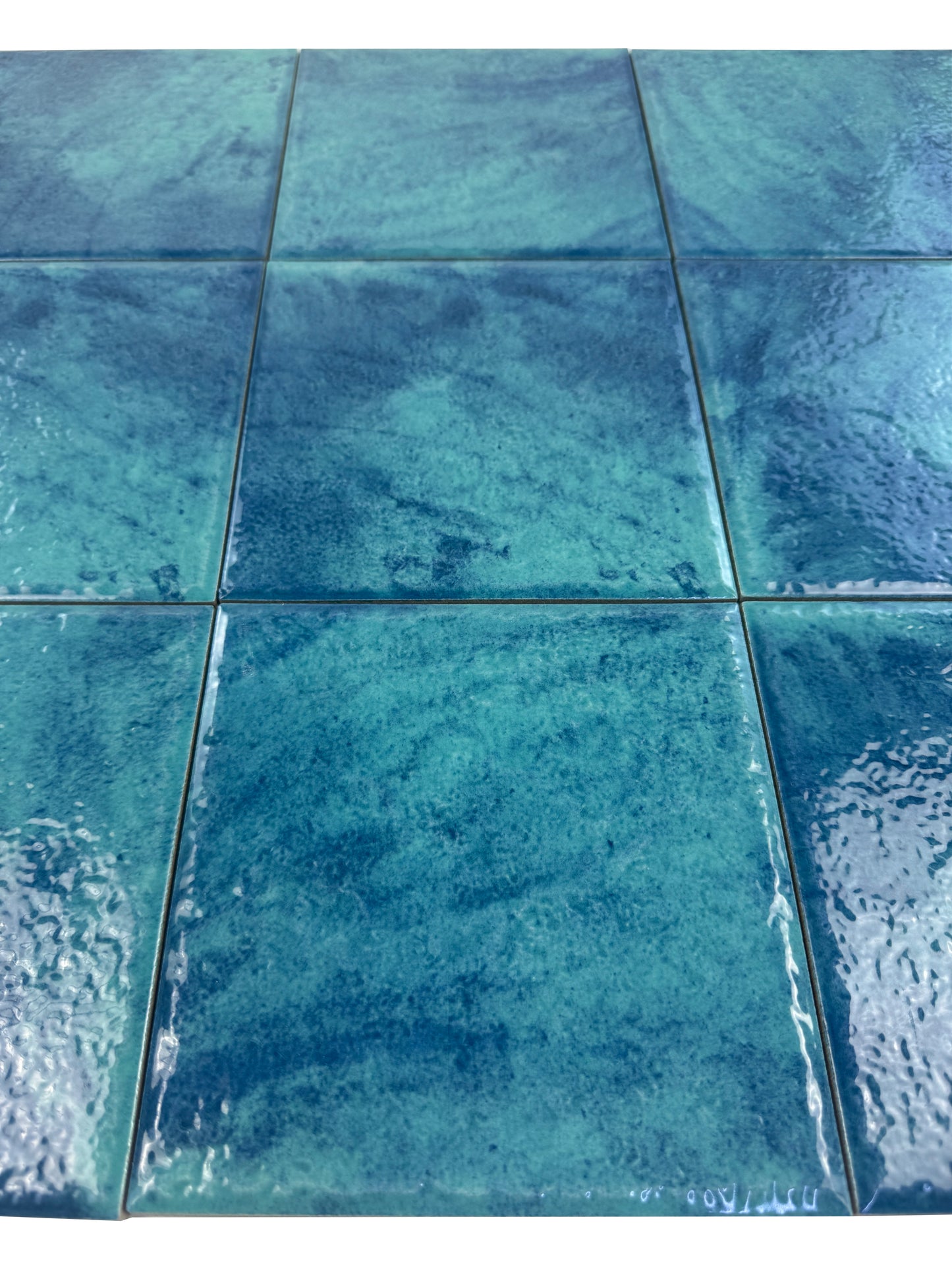 Majestic Natural Series  Tiffany blue & french blue mixed natural gradients design Porcelain tile