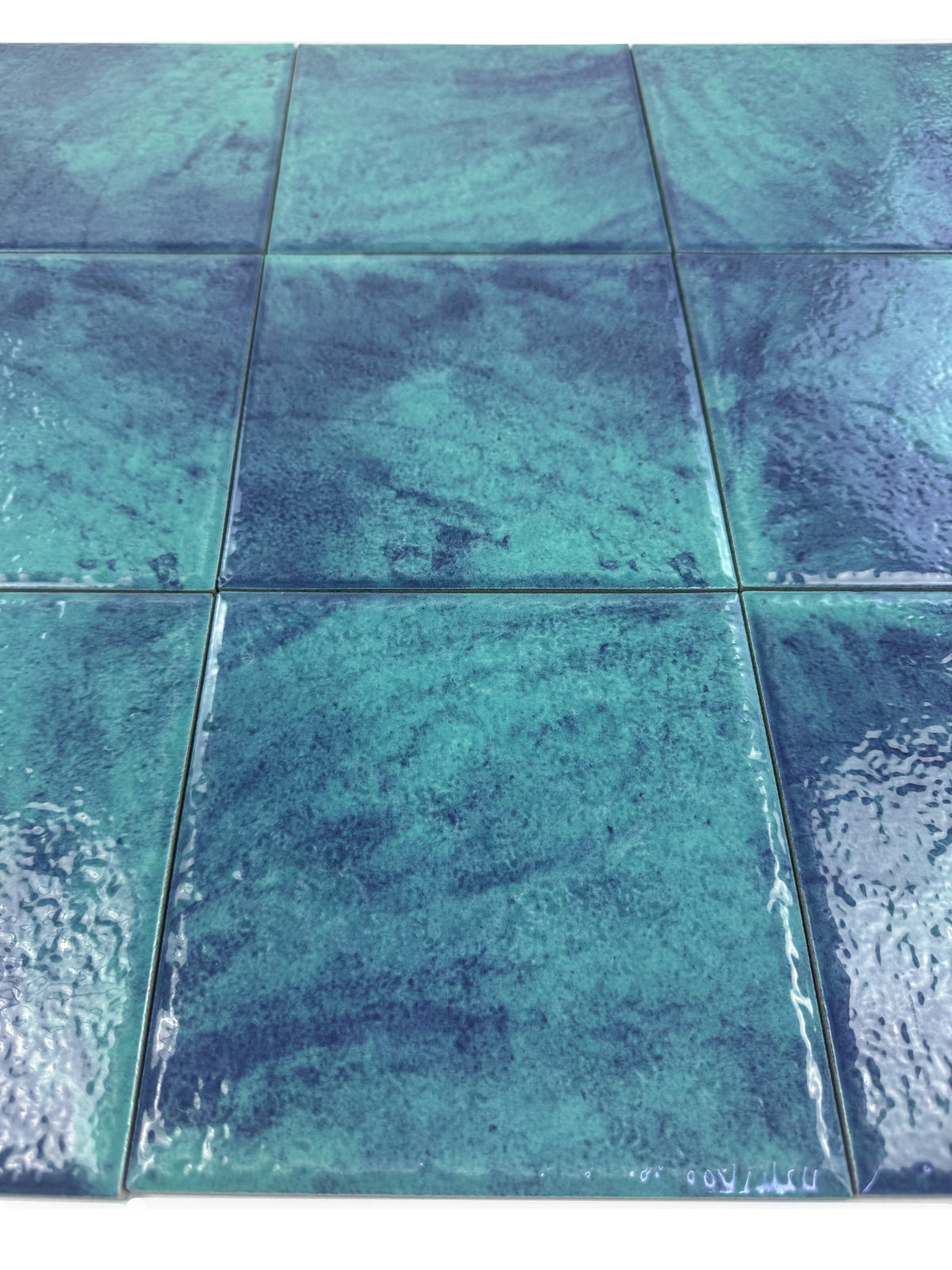 Majestic Natural Series  Tiffany blue & french blue mixed natural gradients design Porcelain tile