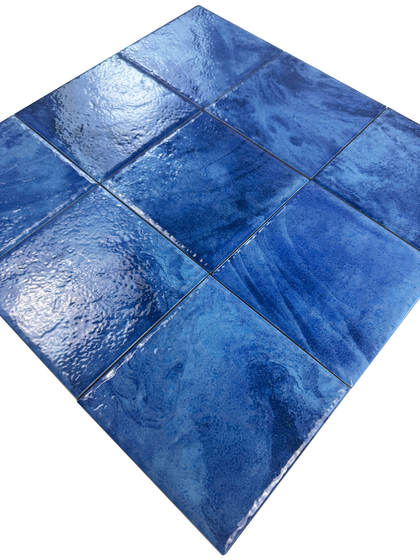 Majestic Natural Series Royal Blue & Cobalte blue mixed natural gradients design Porcelain tile