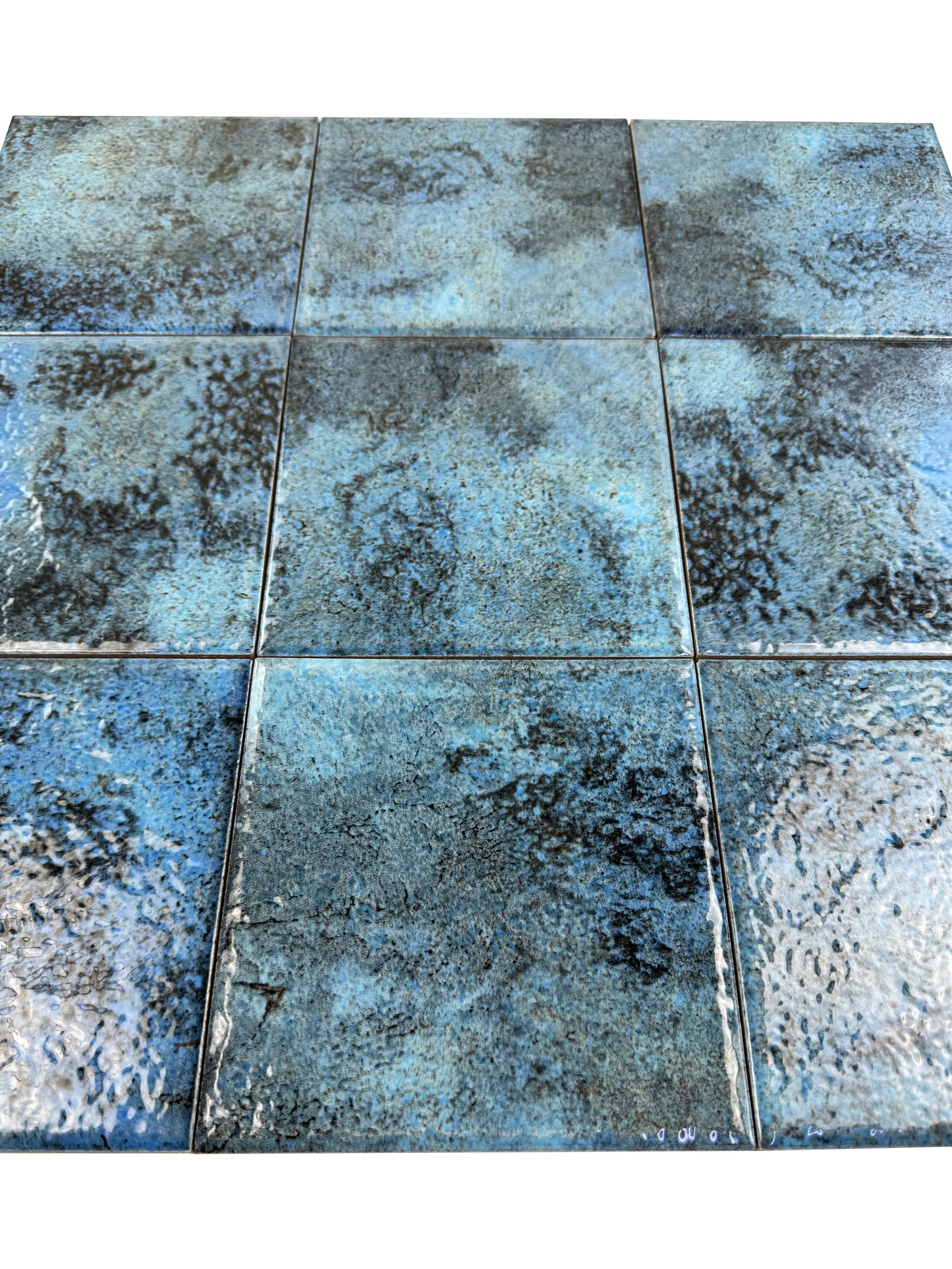 Majestic Natural Series  Baby Blue & Iron Grey mixed natural gradients design Porcelain tile