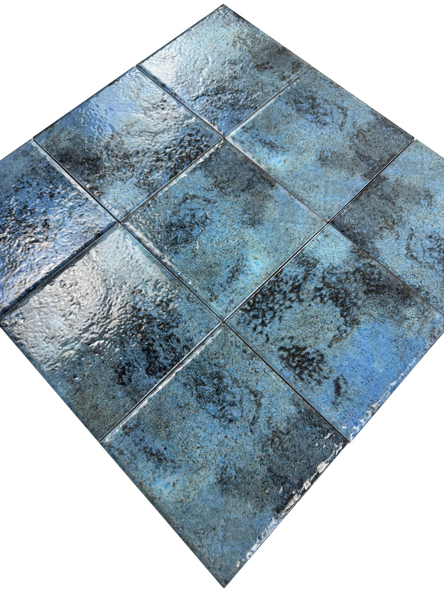 Majestic Natural Series  Baby Blue & Iron Grey mixed natural gradients design Porcelain tile