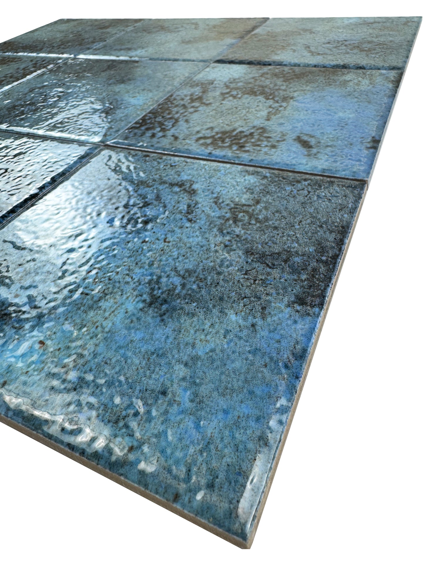 Majestic Natural Series  Baby Blue & Iron Grey mixed natural gradients design Porcelain tile