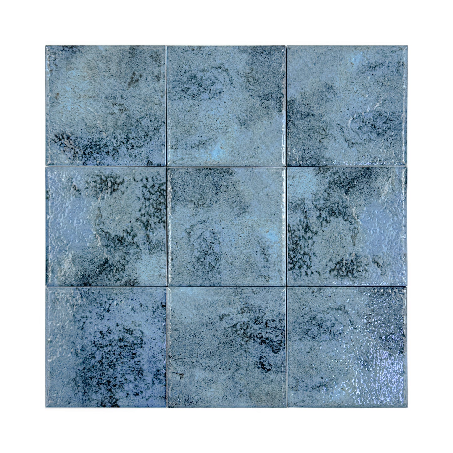 Majestic Natural Series  Baby Blue & Iron Grey mixed natural gradients design Porcelain tile