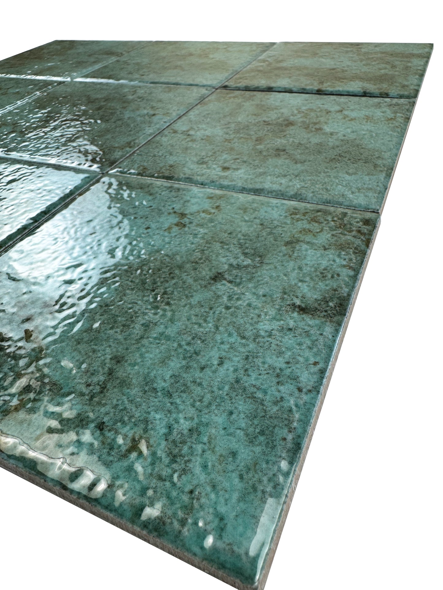 Majestic Natural Series Turquoise Blue Natural Gradients Design Porcelain Tile