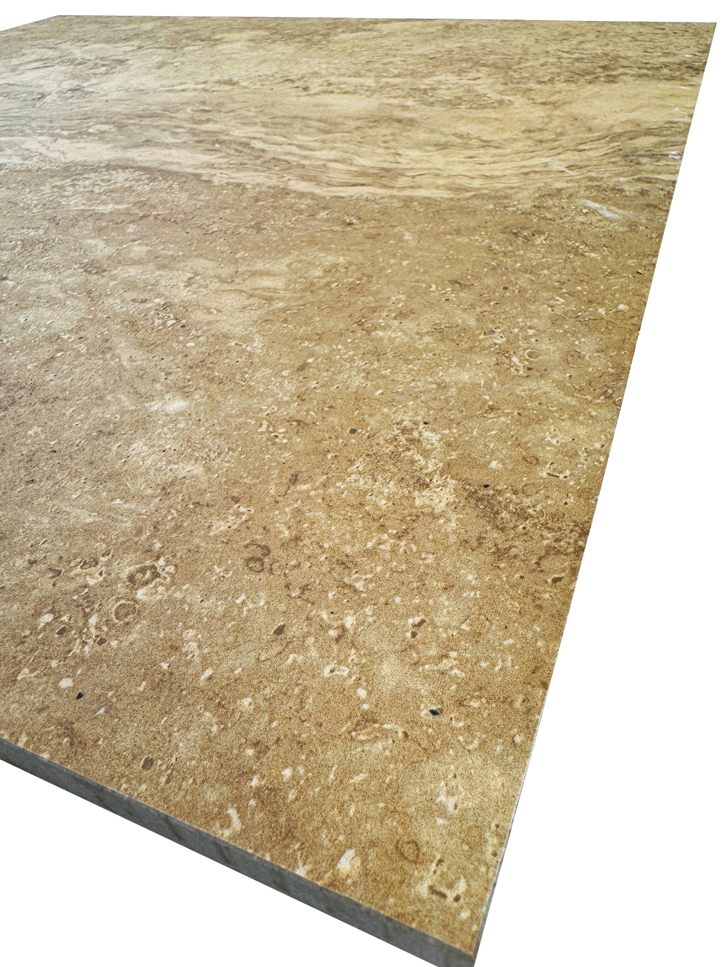 Serene Pavers Series Tan Beige Travertine  Porcelain Tile