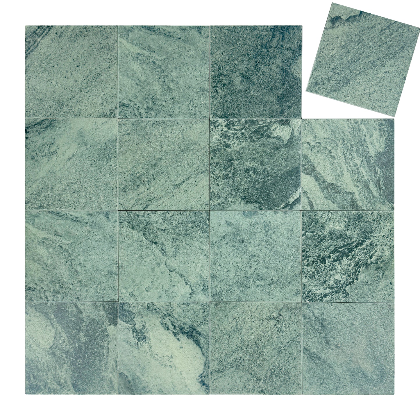 Sukabumi Porcelain Tile Green Pattern Porcelain Tile