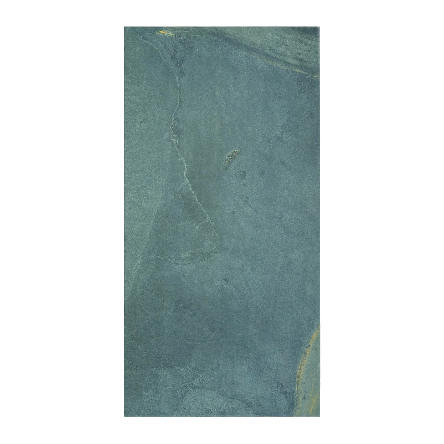 Slate Stone Porcelain Tiles Series Emerald Green Golden Mineral Veins Matte Porcelain Tile