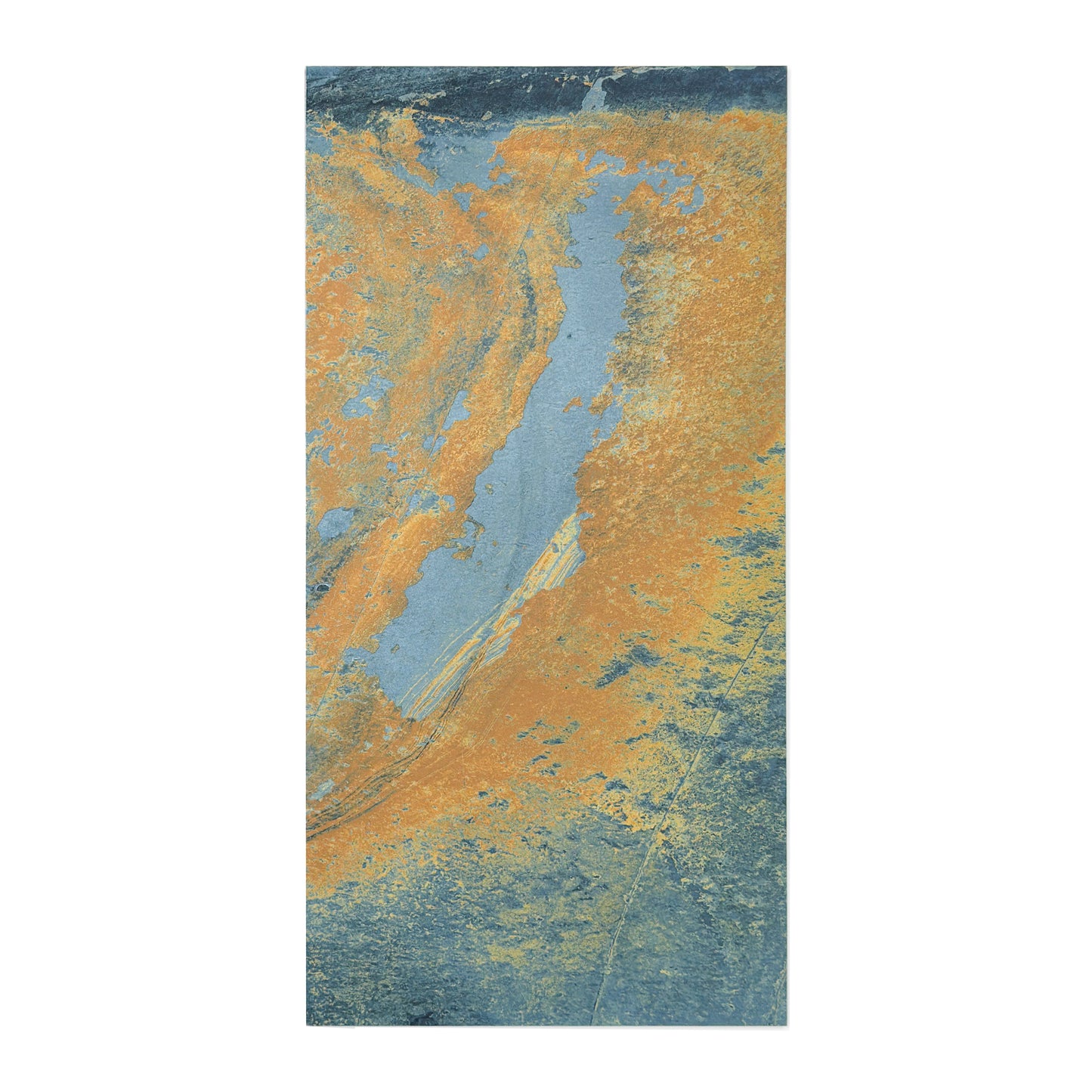 Slate Stone Porcelain Tiles Series Charcoal Grey Golden Mineral Veins Matte Porcelain Tile