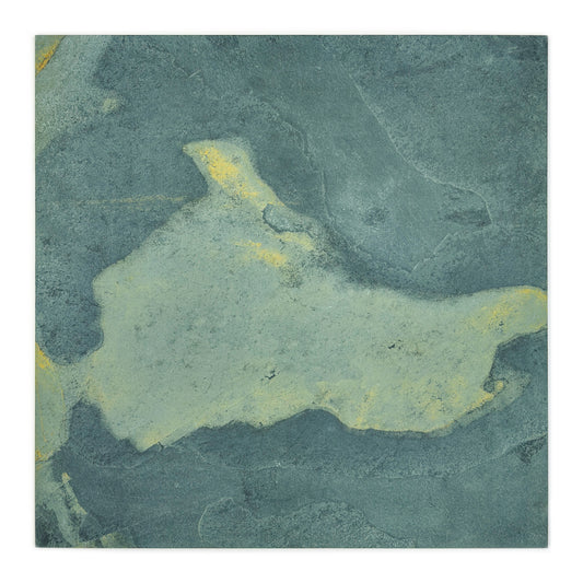 Slate Stone Porcelain Tiles Series Emerald Green Golden Mineral Veins Matte Porcelain Tile