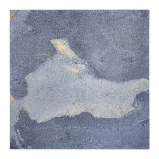 Slate Stone Porcelain Tiles Series Blue Grey Golden Mineral Veins Matte Porcelain Tile
