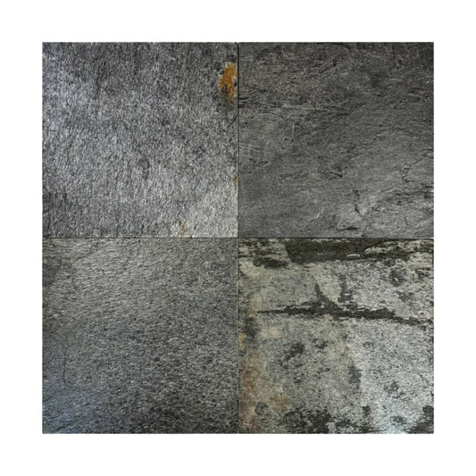 Garden Stone Series Silver Shinny Slate Tile