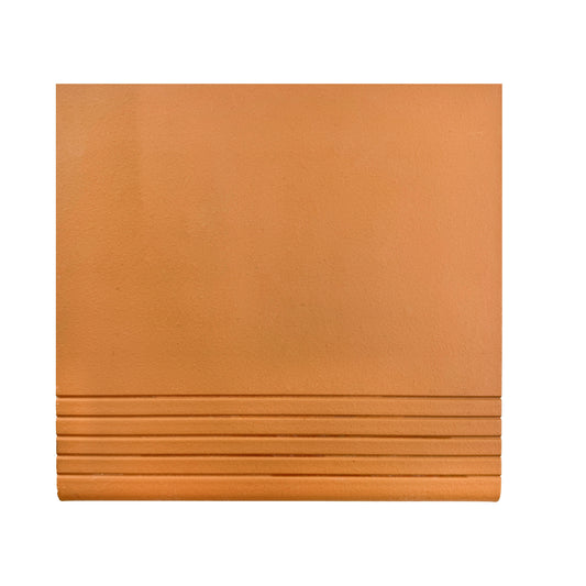 Terracotta Tile Series Light red Matte Step nose