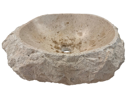 Elliptical shape with natural surface WBS420232