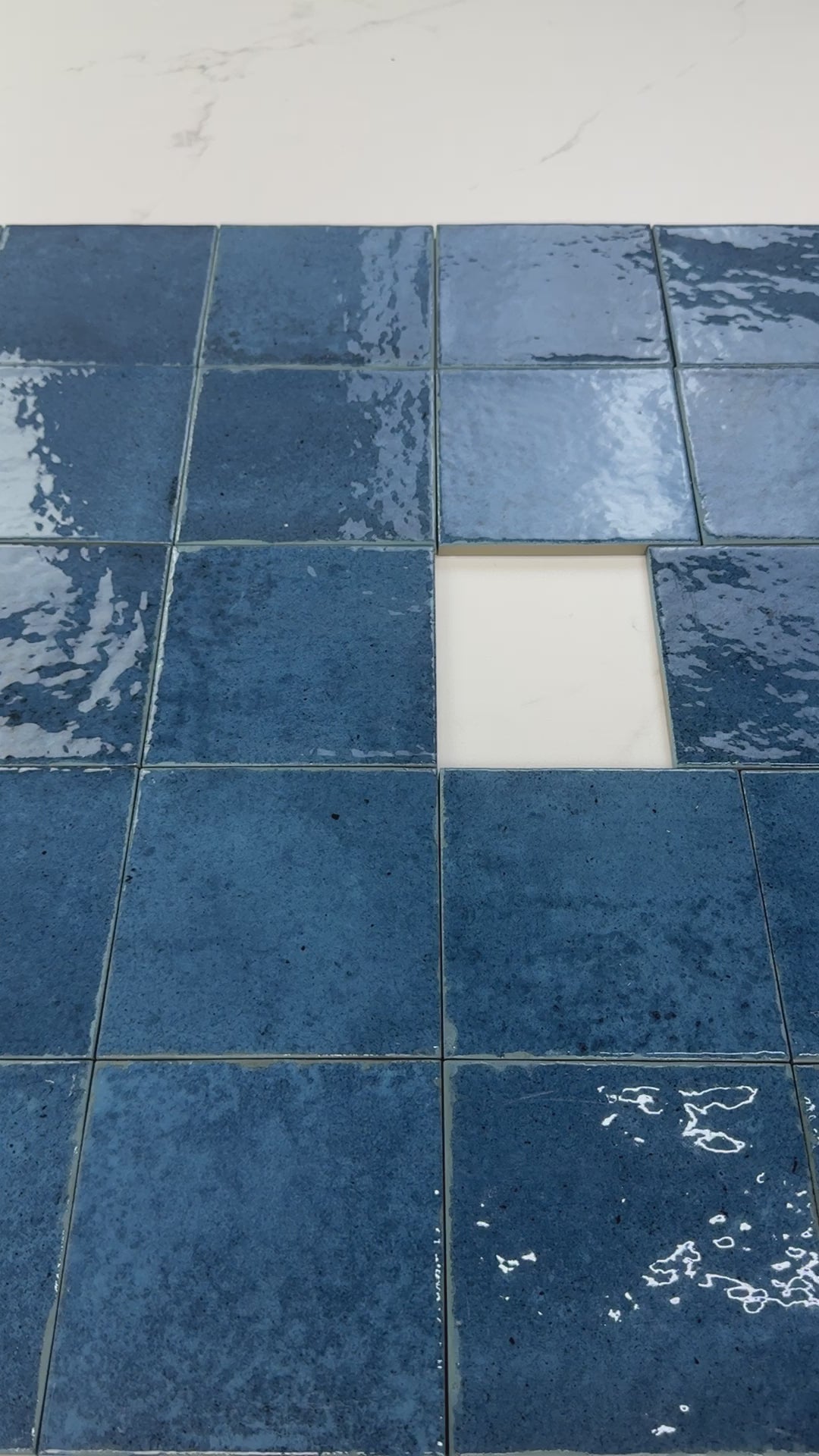 Porcelain kitchen backsplash tile
