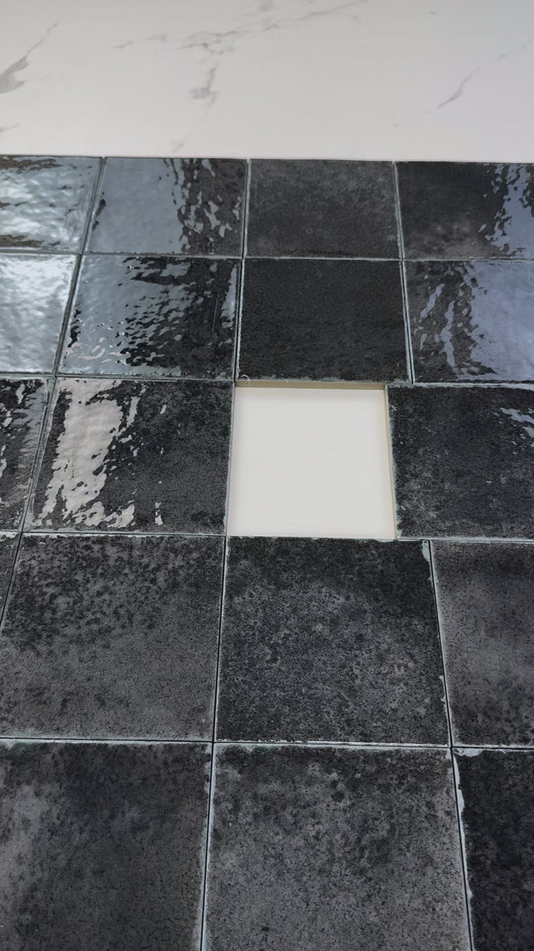 Porcelain kitchen backsplash tile
