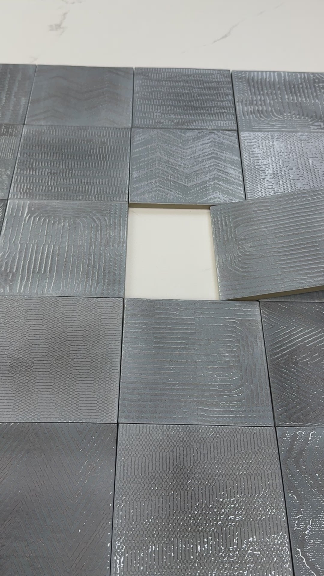 Porcelain kitchen backsplash tile