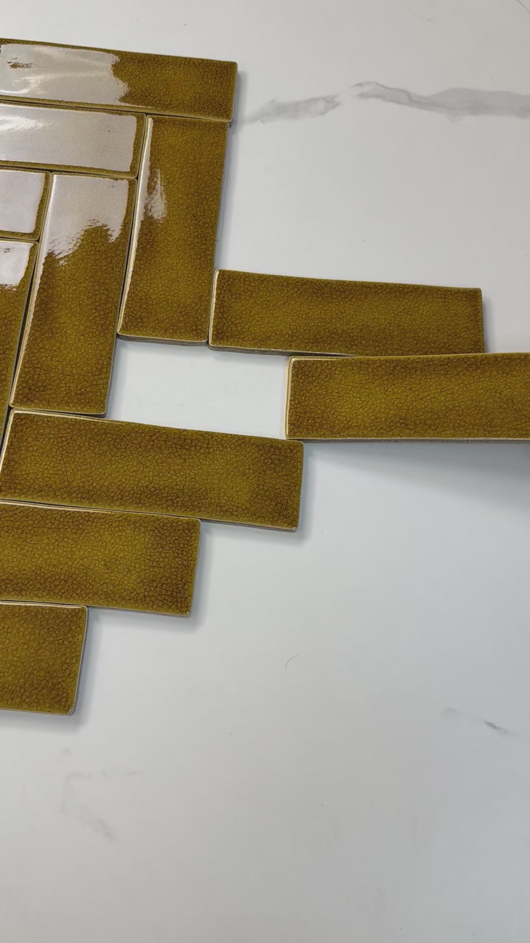 Radiance Crackle porcelain kitchen and bathroom tiles in dubai